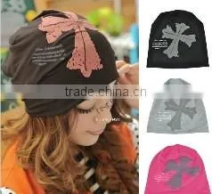 2014 Fashion Women's Hat Hip Hop Cross Beanie Hat Skull Cap Ski Knit Winter Hat 18974 thumbnail-1