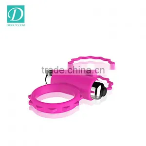 New Design Strong Vibrating Penis Sleeves Triple Cock Rings thumbnail-1