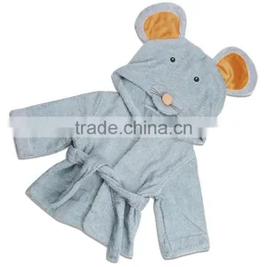 Fashion Designs Hooded Animal Modeling Baby Bathrobe Cartoon Baby Towel Character Kids Bath Robe Infant Beach Towels thumbnail-2