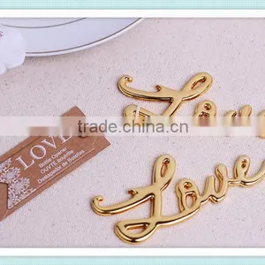 Best Quality Chrome Love Bottle Opener Wedding & Bridal Shower Favors and Gift For Guest thumbnail-1