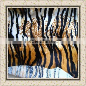 Printed Short Plush Velvet Fabric With Stripe JL-92 thumbnail-1