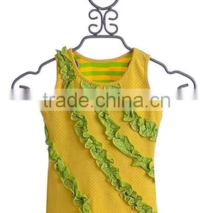 Pictures of Girls Cotton Tops Ruffle Boutique Clothing Girls Ruffle Top 2017 thumbnail-1