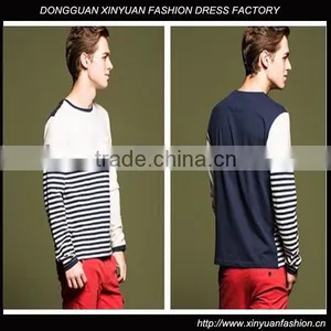 Men's Apparel Fashion Dry Fit Contrast Striped Polo Shirt thumbnail-1
