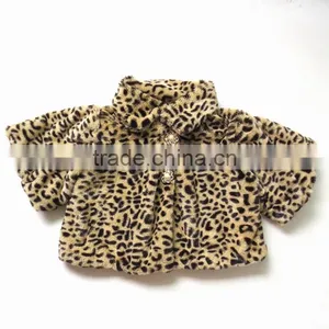 Kids Girls Faux Fur Fleece Lapel Coat Winter Warm Jacket thumbnail-4