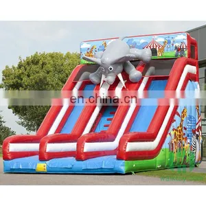 HI Top Quality Inflatable Jumping Slide, Elephant Giant Inflatable Bouncy Slide for Adult thumbnail-1
