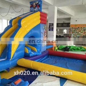 Outdoor Funny Avenger Inflatable Corkscrew Water Slide With Pool thumbnail-2