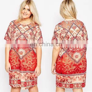 Custom-made Printing Dress for Fat Women Plus Size Women Clothing thumbnail-1