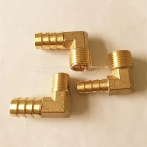 Brass Male Hose Barbed Elbow , BSP ,BSPT,NPT,G,ZG Hose Nipple thumbnail-3