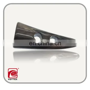 Natural Cow Horns Dark Brown Horn Toggle Button Made of Resin/polyester Material thumbnail-1