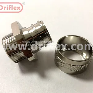 Driflex Swivel Cable Conduit Fitting Brass Silver Nickel Fitting thumbnail-2