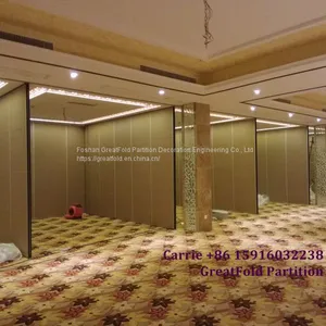 Modern Auditorium Hall Floor to Ceiling Soundproof Movable Partition Wall thumbnail-5