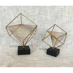 Hot Sale Golden Metal Square Home Decoration thumbnail-4
