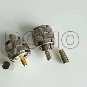 UHF Male Crimp for LMR195+Rg58 Cable thumbnail-2