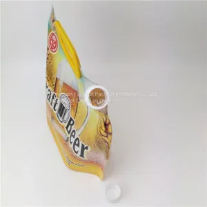 Composite Plastic Suction Nozzle Bag for Beer/Foldable Composite Plastic Bags for Milk thumbnail-4