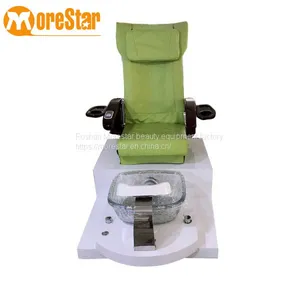 Simple Spa Salon Pedicure Chairs With Human Touch Massage Chair Back thumbnail-1