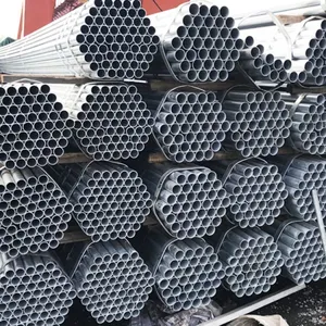 ERW Galvanized Round Carbon Steel Pipe for Construction & Decoration thumbnail-1