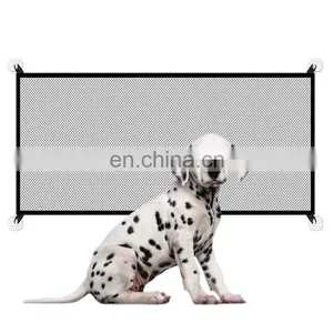 Best Selling Mesh Pet Magic Gate Portable Folding Safe Guard Magic Gate for Dogs thumbnail-1