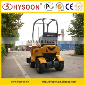 Chinese Compact Hydrostatic Mini Wheel Loader Trade for Garden Digging Tools Review thumbnail-6