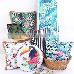 Attractive Designs Decorative Travel Custom Ramage Animals Different Shapes Digital Print Cushion for Outdoor Decoration thumbnail-4