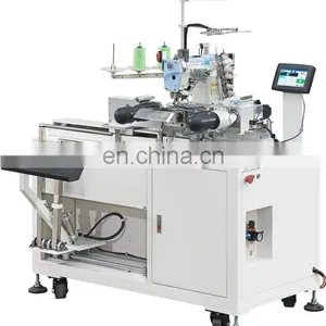 T-shirt Shirts Bottom Hemming Industrial Sewing Machine for Polo thumbnail-2