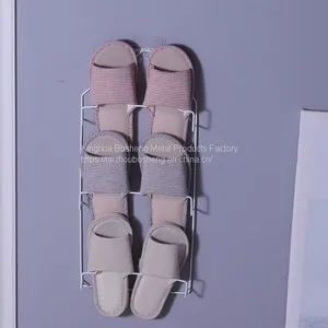 Metal Bedroom Simple Shoe Shelf Display Shoe Rack Wall-mounted Style thumbnail-4