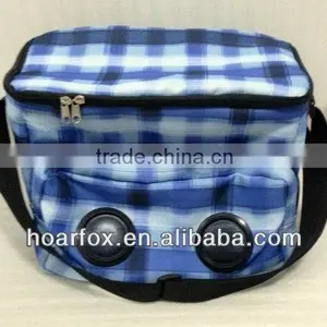 Insulated Cooler Bag With Colorful Fabric thumbnail-1