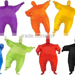 Yellow Inflatable Adult Costume Large thumbnail-2