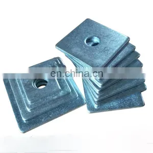 Stainless Steel Zinc Galvanized Din 434 Square Tapered Washers Flat Arandela Cuadrada thumbnail-5