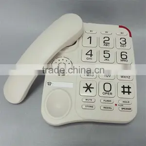 Simple Speed Dial Emergency Button Corded Big Button Phone thumbnail-1