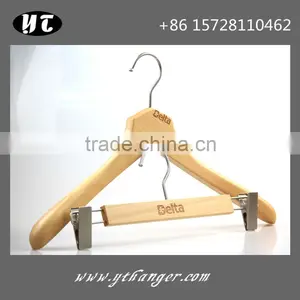 Fashion High End Wooden Hanger Natural Wooden Hanger and Pants Hanger thumbnail-1