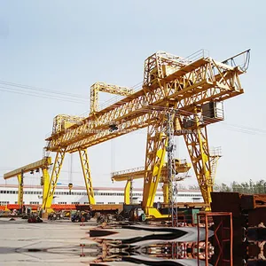 50/10 Ton Double Beam Electric Traveling Gantry Crane Truessed Type Cabin Control thumbnail-5