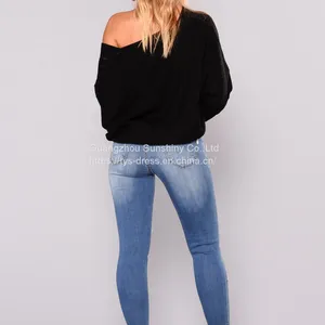 Nine-point Ripped Women's Small Feet Tight-fitting Hip-lifting Fashion Jeans thumbnail-5