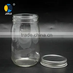Wholesale 450ml High Quality Glass Jar Glass Mason Jar With Tin Lid thumbnail-2