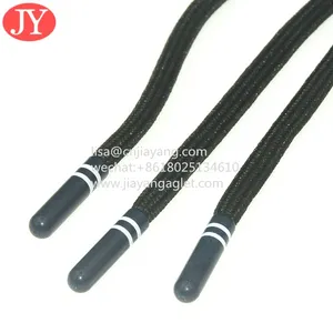 2022 Fashionable Dark Blue Lace Aglet Tipping Round Polyester Drawstring for Sport Pants Waister Rope Aglet Tips thumbnail-3