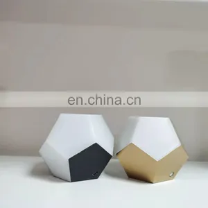 Geometric Shape Acrylic Table Lamp Polygonal LED Changing Hotel Decorative Desk Lamp thumbnail-4