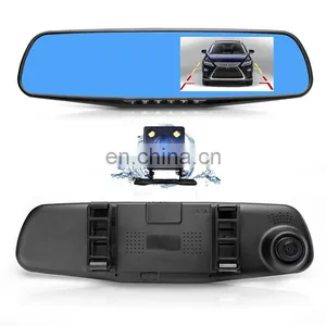 Drop Shiping GT600 Car Camera Dvr Video Recorder Rear View Mirror Night Vision 1080p Dual Front and Rear Dash Cam thumbnail-1