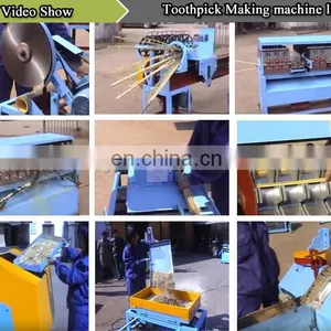 Automatic Bamboo Wood BBQ Manufacturing Equipment Cutting Splitting Skewers Stick Processing Machine thumbnail-5
