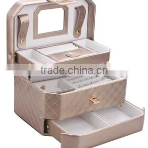 Custom Make Leather Jewelry Box Travel Case and Lock thumbnail-4