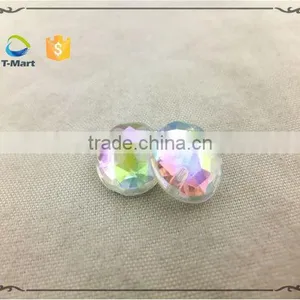 Drop Shape Ab Crystal Plastic Stone thumbnail-3