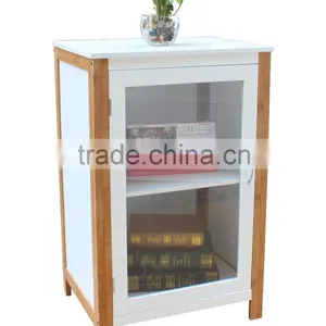 Simple Style Bookcase With Acrylic Door thumbnail-1