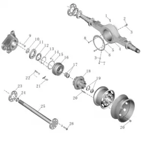 Other Performance Parts Hight Quality Bus Body Parts Bus Spare Parts 224001766 Rear Brake Drum thumbnail-4