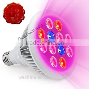 12W 24W E27 Hydroponic LED Plant Grow Lights Growing PAR38 Lamp for Garden Plants thumbnail-1