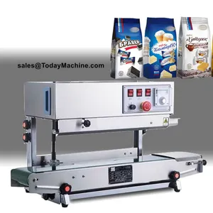 Stainless Steel Continuous Band Sealer for Pet Food Coffee Plastic Bag Packaging thumbnail-4