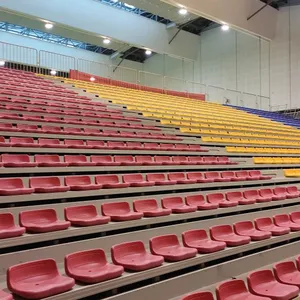Indoor Stadium Gym Telescopic Bleachers Grandstand Tribune Seating Retractable Grandstands for Sport Event thumbnail-4