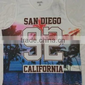 Custom Sublimation Printing Men Gym Singlet thumbnail-1