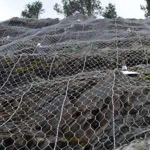 Reinforced Hexagonal Wire Mesh for Rockfall and Slope Protection Systems thumbnail-2