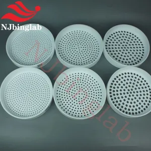 PTFE Circular 2mm 10mesh Sieve Suitable for Air-Dried Soil Samples, Geological Research thumbnail-1