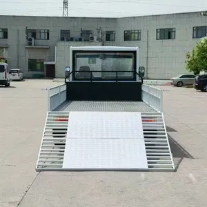 Three-ton Electric Truck, Suitable for Workshops, Docks and Factory Areas to Haul and Transport Goods. Four-wheel Electric Vehicle, Flatbed Truck With a Load Capacity of Three Tons thumbnail-4