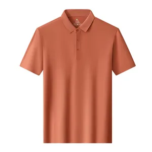 Large Size Polo Shirt Men's Short Sleeved 2026 Summer Business Casual Lapel T-shirt Short Sleeved Top Loose Fit thumbnail-1