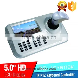 Network High Speed Dome Camera 3D Joystick 5.0" HD LCD Display IP PTZ Keyboard Controller thumbnail-1